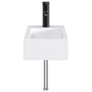 vidaXL Fürdőszobai mosdókagyló Matt fekete 45,5 x 25,5 x 13 cm Fém