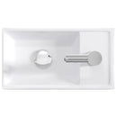 vidaXL Fürdőszobai mosdókagyló Krómszínű 40,5 x 22,5 x 11,5 cm Fém