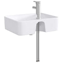 vidaXL Fürdőszobai mosdókagyló Krómszínű 48,5 x 37,5 x 13 cm Fém
