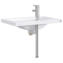 vidaXL Fürdőszobai mosdókagyló Krómszínű 61 x 40 x 16,5 cm Fém