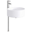 vidaXL Fürdőszobai mosdókagyló Krómszínű 40,5 x 40,5 x 15,5 cm Fém