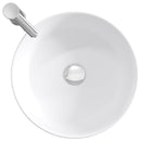 vidaXL Fürdőszobai mosdókagyló Krómszínű 40,5 x 40,5 x 15,5 cm Fém