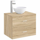 vidaXL Fürdőszobai mosdókagyló Krómszínű 32 x 32 x 13 cm Fém