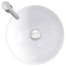 vidaXL Fürdőszobai mosdókagyló Krómszínű 35,5 x 35,5 x 14,5 cm Fém