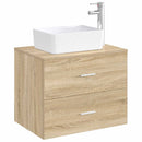 vidaXL Fürdőszobai mosdókagyló Krómszínű 40,5 x 30,5 x 13 cm Fém