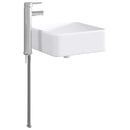 vidaXL Fürdőszobai mosdókagyló Krómszínű 49 x 37 x 14 cm Fém