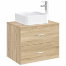 vidaXL Fürdőszobai mosdókagyló Krómszínű 49 x 37 x 14 cm Fém