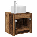 vidaXL Fali mosdószekrény Antik Fa 49,5 x 44,5 x 66 cm Szerelt Fa