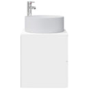 vidaXL Fali mosdószekrény Fehér 49,5 x 44,5 x 65,5 cm Szerelt Fa