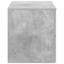 vidaXL Fali fürdőszobai szekrény Betonszürke 62,5 x 44,5 x 50 cm