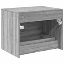 vidaXL Fali fürdőszobai szekrény Szürke Sonoma 62,5 x 44,5 x 50 cm