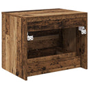 vidaXL Fali fürdőszobai szekrény Antik Fa 62,5 x 44,5 x 50 cm