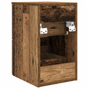 vidaXL Fürdőszoba Szekrény Középen Kézműves Tölgy 30 x 44,5 x 50 cm