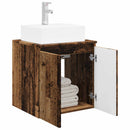 vidaXL Fali mosdószekrény Antik Fa 49,5 x 41 x 62,5 cm Szerelt Fa