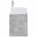 vidaXL Fali mosdószekrény Betonszürke 53 x 35 x 63 cm Szerelt Fa