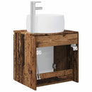 vidaXL Fali mosdószekrény Antik Fa 49,5 x 44,5 x 66 cm Szerelt Fa