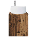 vidaXL Fali mosdószekrény Antik Fa 49,5 x 44,5 x 66 cm Szerelt Fa