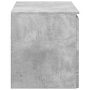 vidaXL Fali Fürdőszoba Szekrény Betonszürke 62,5 x 44,5 x 50 cm