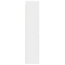 vidaXL Fali Fürdőszoba Szekrény Fehér 33 x 34,5 x 160 cm Szerelt Fa