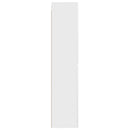 vidaXL Fali Fürdőszoba Szekrény Fehér 33 x 34,5 x 160 cm Szerelt Fa