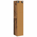 vidaXL Fali Fürdőszoba Szekrény Antik Fa 33 x 34,5 x 160 cm Szerelt Fa