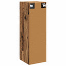 vidaXL Fali Fürdőszoba Szekrény Antik Fa 33 x 34,5 x 100 cm Szerelt Fa