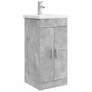 vidaXL Fürdőszobai pult mosdóval Betonszürke 42 x 40 x 84,5 cm
