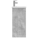 vidaXL Fürdőszobai pult mosdóval Betonszürke 42 x 40 x 84,5 cm