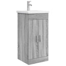 vidaXL Fürdőszobai pult mosdóval Szürke Sonoma 42 x 40 x 84,5 cm