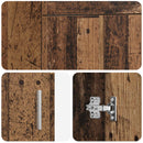 vidaXL Fürdőszobai pult mosdóval Antik Fa 42 x 40 x 84,5 cm Szerelt Fa
