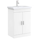 vidaXL Fürdőszoba Mosogató Alatti Szekrény Fehér 56 x 37,5 x 81 cm