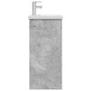 vidaXL Fürdőszobai pult mosdóval Betonszürke 42 x 40 x 84,5 cm