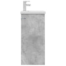 vidaXL Fürdőszobai pult mosdóval Betonszürke 42 x 40 x 84,5 cm