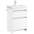 vidaXL Fürdőszoba Mosogató Alatti Szekrény Fehér 56 x 37,5 x 81 cm