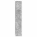 vidaXL Fürdőszoba Székény Betonszürke 30 x 33 x 190 cm Szerelt Fa