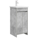 vidaXL Fürdőszobai pult mosdóval Betonszürke 42 x 40 x 84,5 cm