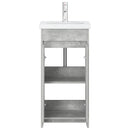 vidaXL Fürdőszobai pult mosdóval Betonszürke 42 x 40 x 84,5 cm