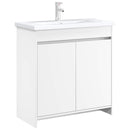 vidaXL Fürdőszoba Mosogató Alatti Szekrény Fehér 78,5 x 37,5 x 81 cm