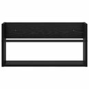 vidaXL Magazin állvány polcokkal Fekete tölgy 60 x 12 x 30 cm Faanyag