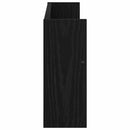 vidaXL Magazin állvány 2 pcs Fekete tölgy 60 x 12 x 30 cm Faanyag