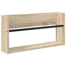 vidaXL Magazin állvány Sonoma tölgy 60 x 12 x 30 cm Szerelt Fa