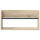 vidaXL Magazin állvány Sonoma tölgy 60 x 12 x 30 cm Szerelt Fa