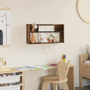 vidaXL Magazin állvány polcokkal Füstölt tölgy 60 x 12 x 30 cm Faanyag