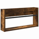 vidaXL Magazin állvány 2 db Füstölt tölgy 60 x 12 x 30 cm Szerelt Fa