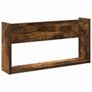 vidaXL Magazin állvány 2 db Füstölt tölgy 60 x 12 x 30 cm Szerelt Fa