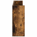 vidaXL Magazin állvány 2 db Füstölt tölgy 60 x 12 x 30 cm Szerelt Fa