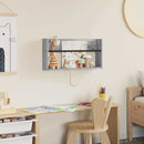 vidaXL Magazin állvány polcokkal Szürke Sonoma 60 x 12 x 30 cm Faanyag