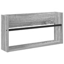 vidaXL Magazin állvány 2 pcs Szürke Sonoma 60 x 12 x 30 cm Faanyag