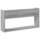 vidaXL Magazin állvány 2 pcs Szürke Sonoma 60 x 12 x 30 cm Faanyag