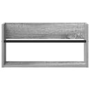 vidaXL Magazin állvány 2 pcs Szürke Sonoma 60 x 12 x 30 cm Faanyag
